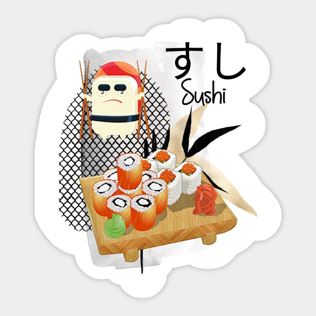 japanese sushi Sticker by TomUbon